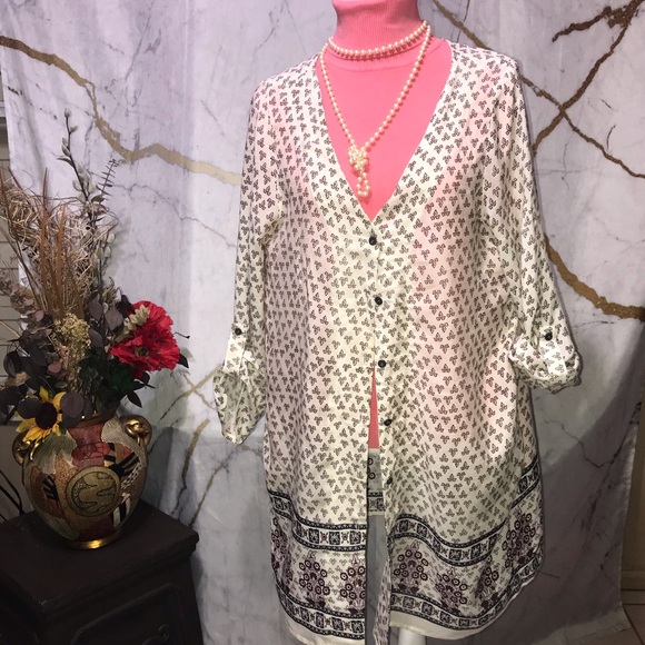 Anthropologie Tops - Anthropologie Chelsea & Violet kimono button up cardigan, size M